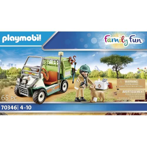 Playmobil Family Fun Zoo Vet With Medical Cart 70346 4008789703460