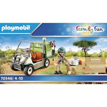 Playmobil Family Fun Κτηνίατρος Με Όχημα Ζωολογικού Κήπου 70346 4008789703460
