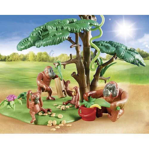 Playmobil Orangutans With Tree 70345 4008789703453