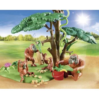 Playmobil Orangutans With Tree 70345 4008789703453