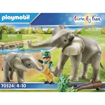 Playmobil Family Fun Οικογένεια Ελεφάντων 70324 4008789703248