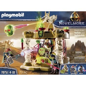 Playmobil Sal Ahari Sands - Temple Of The Skeleton Army, With Light Effects 70751 4008789707512