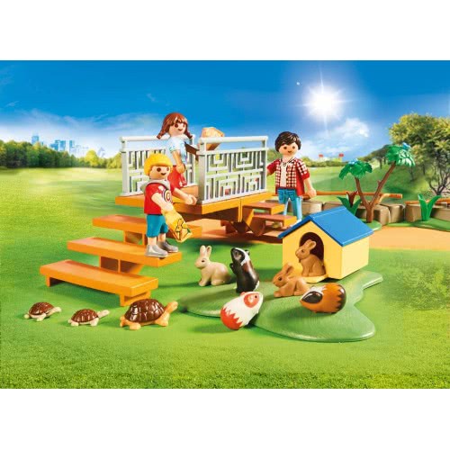 Playmobil Family Fun Ζωολογικός Κήπος Με Ήμερα Ζωάκια 70342 4008789703422