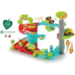 Clementoni Fun Garage Baby Track For Toddlers, Ages 18 Months Plus, Multi-Coloured 1000-17404 8005125174041