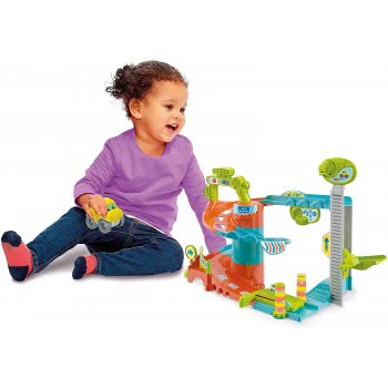 Clementoni Fun Garage Baby Track For Toddlers, Ages 18 Months Plus, Multi-Coloured 1000-17404 8005125174041