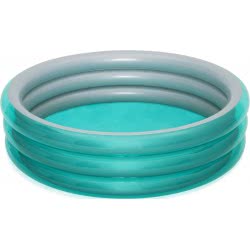 Bestway Round Family Pool Big Metallic 3-Ring 2.01Cm 51043 6942138973914