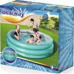 Bestway Φουσκώτη Πισίνα Big Metallic 3-Ring 2.01Cm 51043 6942138973914