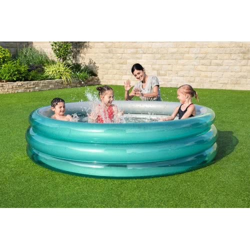 Bestway Φουσκώτη Πισίνα Big Metallic 3-Ring 2.01Cm 51043 6942138973914