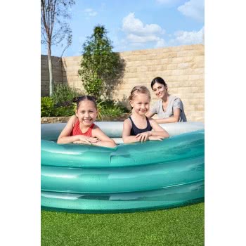 Bestway Round Family Pool Big Metallic 3-Ring 2.01Cm 51043 6942138973914