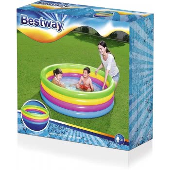 Bestway Φουσκωτή Πισίνα  Ουρανιο Τοξο  157X46εκ 51117 6942138913422