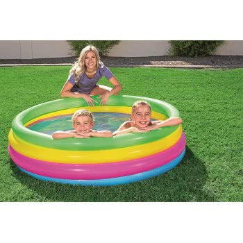 Bestway Φουσκωτή Πισίνα  Ουρανιο Τοξο  157X46εκ 51117 6942138913422