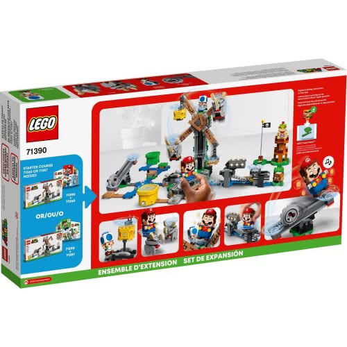 LEGO Super Mario Πίστα Επέκτασης Κατεδάφιση Του Reznor 71390 5702016913293