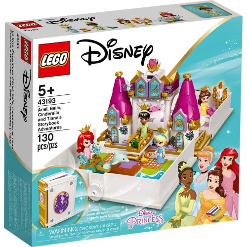 LEGO Disney Ariel, Belle, Cinderella And Tiana's Storybook Adventures 43193 5702016909647