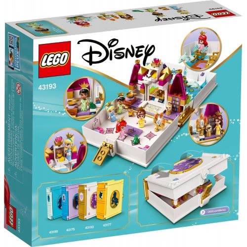 LEGO Disney Ariel, Belle, Cinderella And Tiana's Storybook Adventures 43193 5702016909647
