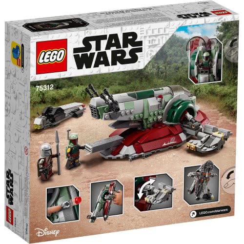 LEGO Star Wars Αστρόπλοιο Του Μπόμπα Φετ 75312 5702016913859