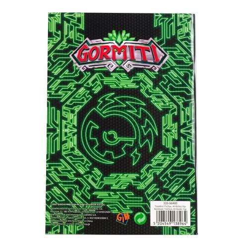 GIM Τετραδιο Καρφιτσα  Gormiti 17X25εκ 335-56400 5204549138964