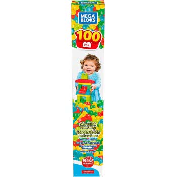 Mattel Mega Bloks - First Builders Πύργος Με Τουβλάκια (100Τμχ) GFG21 887961761115