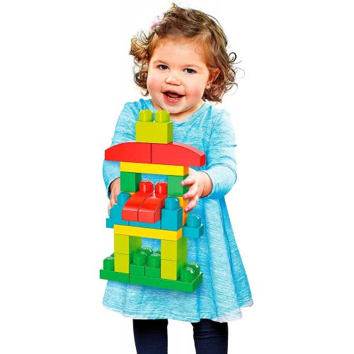 Mattel Mega Bloks - First Builders Πύργος Με Τουβλάκια (100Τμχ) GFG21 887961761115