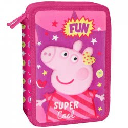 Diakakis imports Κασετίνα 3D Διπλή Γεμάτη Peppa Pig 15X5X21 000482620 5205698514838