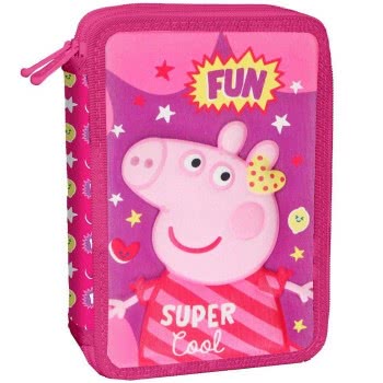 Diakakis imports Κασετίνα 3D Διπλή Γεμάτη Peppa Pig 15X5X21 000482620 5205698514838