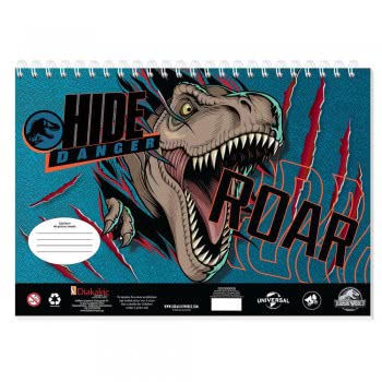 Diakakis imports Μπλόκ Ζωγραφικής 23Χ33 Εκ. Jurassic - 2 Σχέδια 000570771 5205698519086
