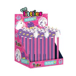 Diakakis imports The Littlies Pen With LED LED Spin Girl - 2 Designs 000646844 5205698515620