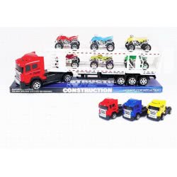Toys-shop Choice LE QI DUO TOYS Friction Νταλίκα Με Καρότσα Μεταφοράς Οχημάτων JA056523 5262088565238