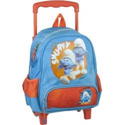 GIM Σακίδιο Νηπιαγωγείου Trolley Στρουμφακια 344-20073 5204549139343