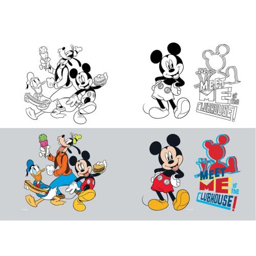 Diakakis imports Total Pink 17X25 Mickey 40Ff 000562876 5205698527043