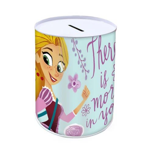Diakakis imports Piggy Bank Disney Tangled Metallic 10X15 Cm. 000562499 5205698470424