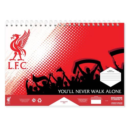 Diakakis imports Μπλοκ Ζωγραφικής  Liverpool 23X33 40Φυλ Αυτοκ-Στενσιλ- 2Σελ Χρ 2Σχ 000141007 5205698501487