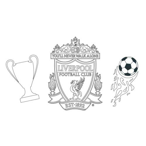 Diakakis imports Μπλοκ Ζωγραφικής  Liverpool 23X33 40Φυλ Αυτοκ-Στενσιλ- 2Σελ Χρ 2Σχ 000141007 5205698501487