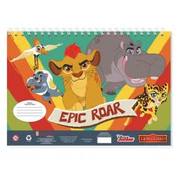 Diakakis imports Μπλοκ Ζωγραφικής  Lion Guard 23X33 40Φυλ Αυτοκ-Στενσιλ- 2Σελ Χρ 2Σχ 000562759 5205698519598
