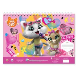 Diakakis imports Μπλοκ Ζωγραφικής  44Cats 23X33 40Φυλ Αυτοκ-Στενσιλ-2Σελ Χρ 2Σχ 000502295 5205698519505