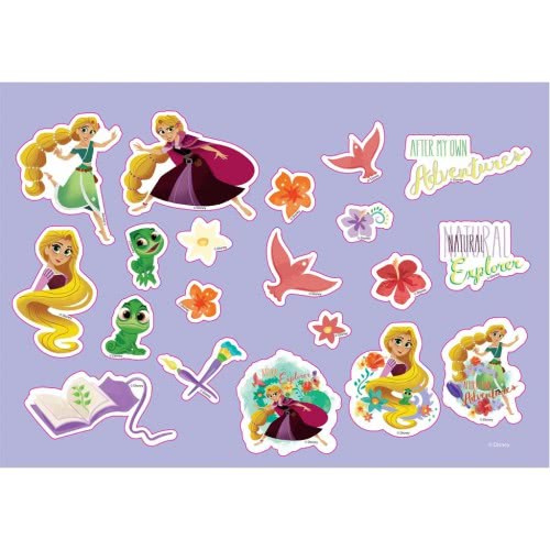 Diakakis imports Μπλοκ Ζωγραφικής Disney Tangled, 40 Φ, Αυτοκόλ-Στένσιλ- 2 Σελ Χρωμ, 23X33 Εκ., 2 Σχ 000562756 5205698519260