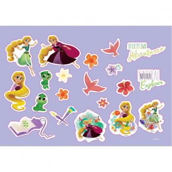 Diakakis imports Μπλοκ Ζωγραφικής Disney Tangled, 40 Φ, Αυτοκόλ-Στένσιλ- 2 Σελ Χρωμ, 23X33 Εκ., 2 Σχ 000562756 5205698519260