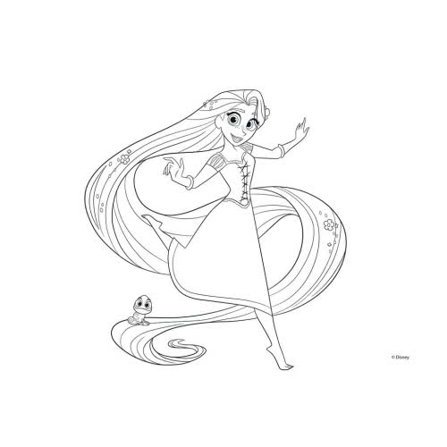 Diakakis imports Μπλοκ Ζωγραφικής Disney Tangled, 40 Φ, Αυτοκόλ-Στένσιλ- 2 Σελ Χρωμ, 23X33 Εκ., 2 Σχ 000562756 5205698519260