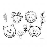 Diakakis imports Smiley Painting Blocks, 40 Leaf, Stickers-Stencils-2 Pages, 23X33 Cm, 2 Figs 000504956 5205698518966