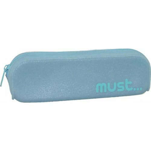 Diakakis imports Silicone Pencil Case 20X5x6 Focus Glitter 000584015 5205698502705