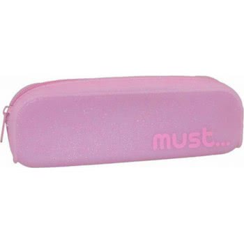 Diakakis imports Silicone Pencil Case 20X5x6 Focus Glitter 000584015 5205698502705