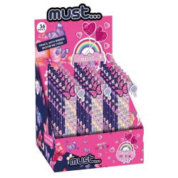 Diakakis imports Μολύβι Με Γόμα Must Butterfly - Magic Rainbow 2 Σχέδια 000584275 5205698512995