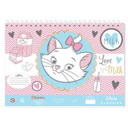 Diakakis imports Μπλόκ Ζωγραφικής  Marie Cat 23X33 40Φυλ  Με Αυτοκόλλητα Και Στένσιλ 000562754 5205698519055