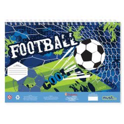 Diakakis imports Μπλοκ Ζωγραφικής Must Football - Basketball 40 Φύλ, Αυτοκόλλητα-Στένσιλ 000584345 5205698519413