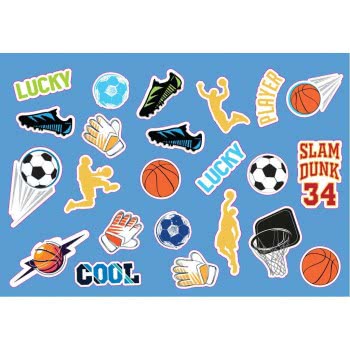 Diakakis imports Μπλοκ Ζωγραφικής Must Football - Basketball 40 Φύλ, Αυτοκόλλητα-Στένσιλ 000584345 5205698519413