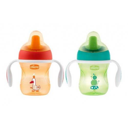 Chicco Εκπαιδευτικό Κύπελλο Training Cup 6Μ+ 200Ml Πράσινο / Πορτοκαλί F04-06921-30-01 8058664070022
