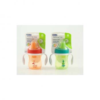 Chicco Εκπαιδευτικό Κύπελλο Training Cup 6Μ+ 200Ml Πράσινο / Πορτοκαλί F04-06921-30-01 8058664070022