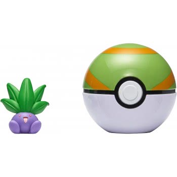 Jazwares Pokemon Clip N Go Oddish And Nest Ball JW000006 191726376538