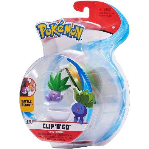 Jazwares Pokemon Clip N Go Oddish And Nest Ball JW000006 191726376538