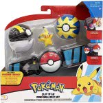 Jazwares Pokemon - Clip N Go Poke Ball Belt Set - Wave 5 Pikachu JW095283 889933980050