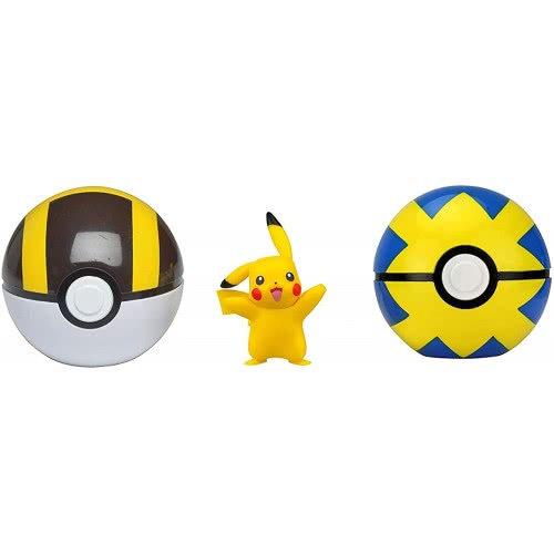 Jazwares Pokemon - Clip N Go Poke Ball Belt Set - Wave 5 Pikachu JW095283 889933980050